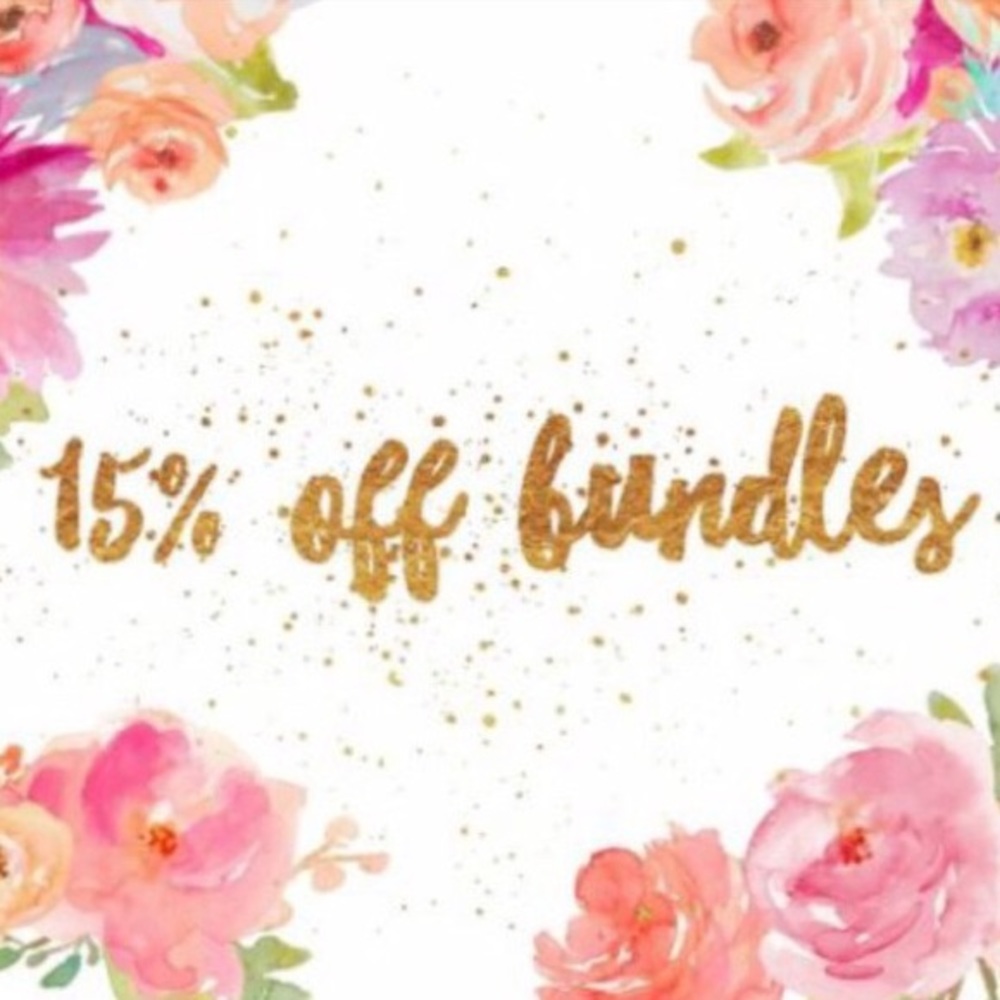 Bundle and Save 15% Off Each Item!